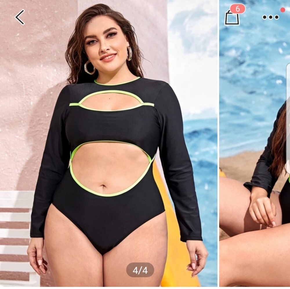 Long sleeve Swimsuit - Picture 3 of 5
